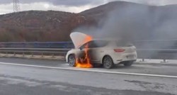 VIDEO Na autocesti A1 u vožnji se zapalio auto, otkriveni novi detalji