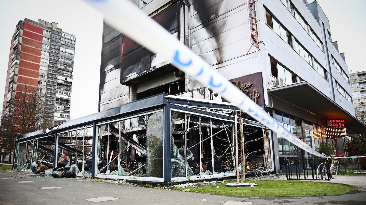 VIDEO Noćas planula terasa kafića u Novom Zagrebu. Ovako izgleda jutros