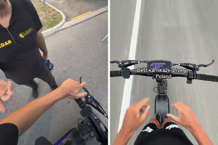 VIDEO Snima se kako romobilom juri po Dalmaciji. Vozi 50 na sat bez ruku