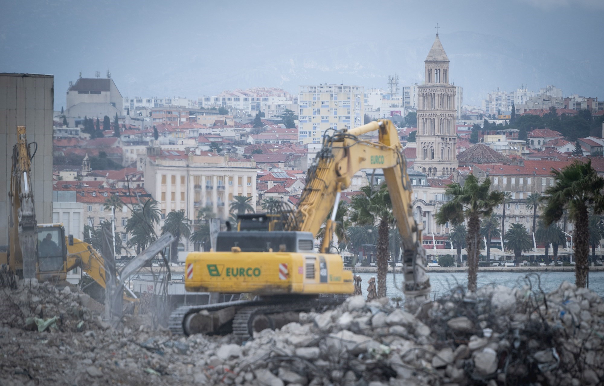 FOTO Hotel Marjan u centru Splita sravnjen sa zemljom