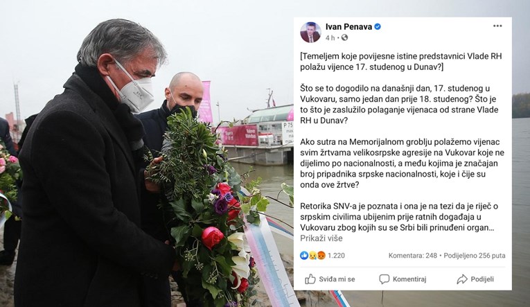Penava: Što se točno dogodilo 17. 11. u Vukovaru da se polažu vijenci?