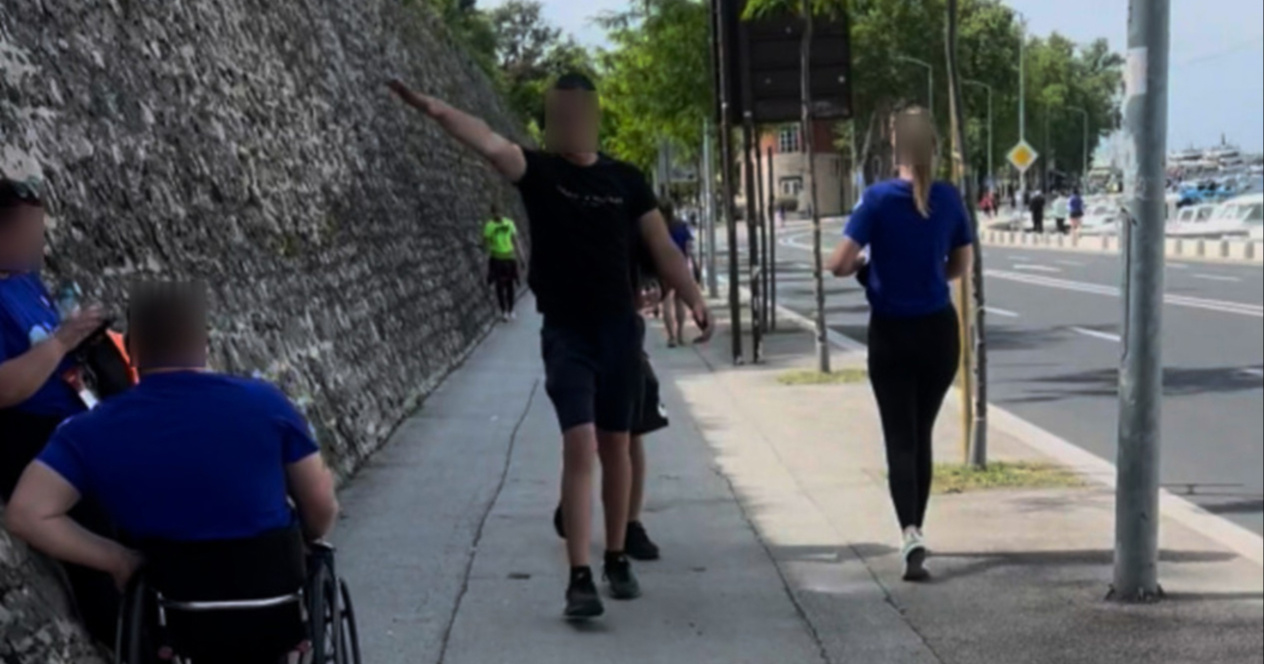 Mladići u Zadru vikali "Sieg Heil" i dizali desnicu. Kažnjeni su sa 700 eura