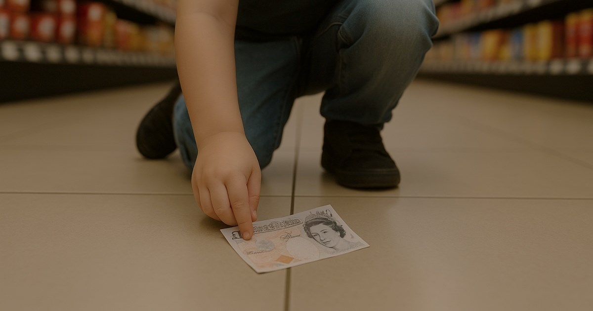 Dječak (5) dobio izbor što učiniti s pronađenim novcem. Odluka je mnoge iznenadila