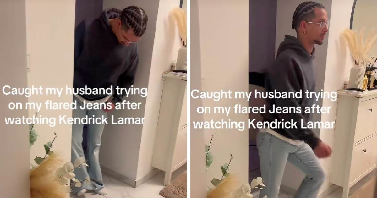 41 mil. pregleda: Uhvatila muža kako isprobava njene traperice, video je totalni hit
