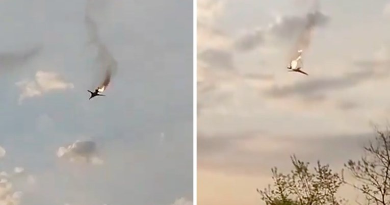 VIDEO U Rusiji se srušio bombarder, objavljena snimka pada