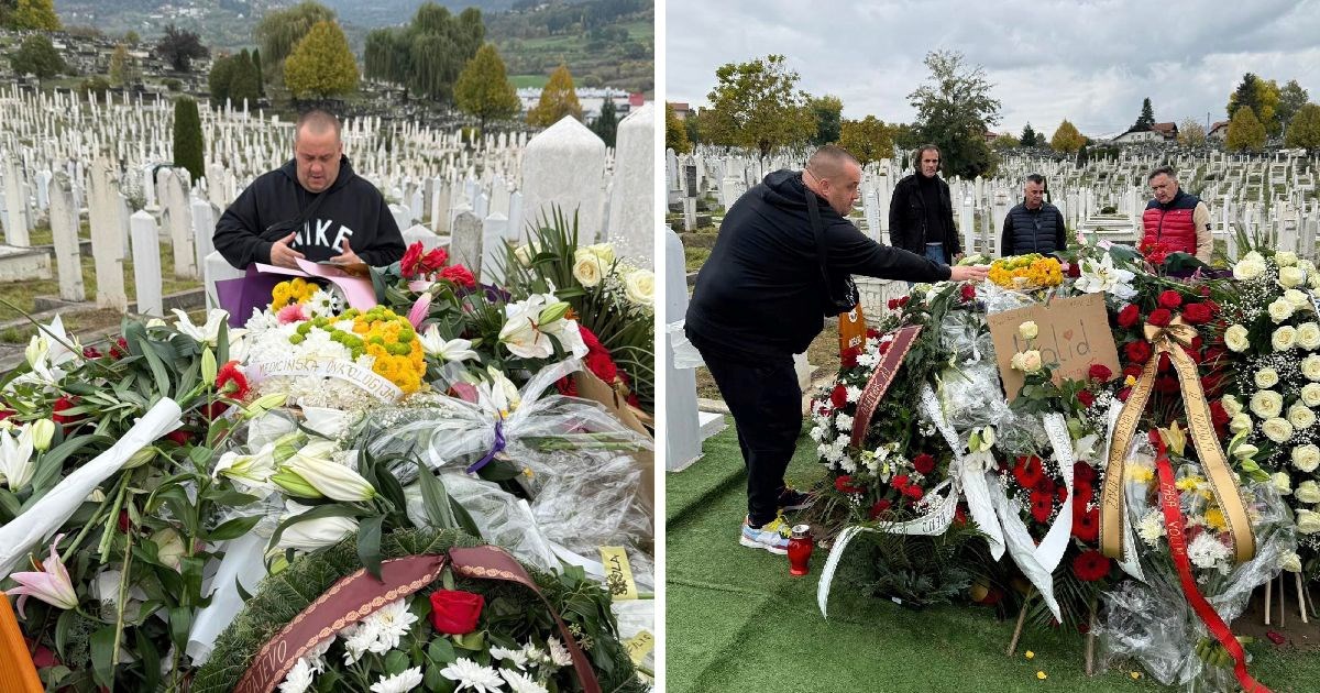 Sin Halida Bešlića obišao očev grob dan nakon pogreba