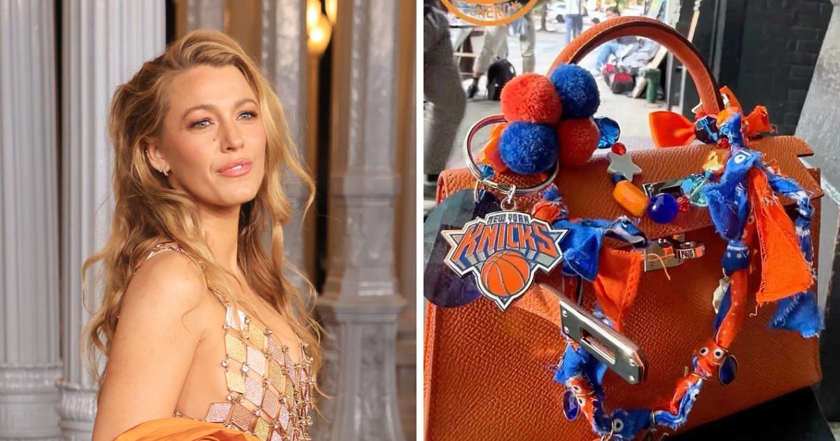 Blake Lively pokazala svoju skupocjenu Hermes torbicu posvećenu Knicksima