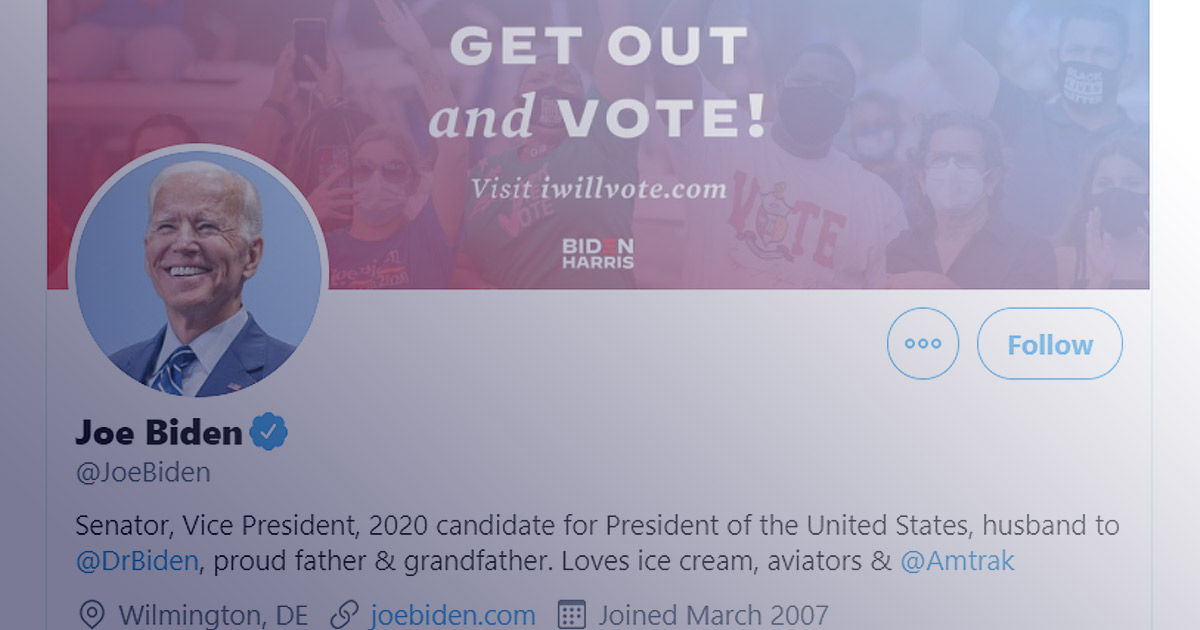 Biden se oglasio na Twitteru prvi put nakon što su počeli stizati rezultati