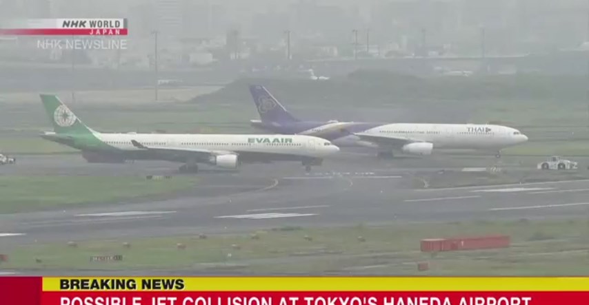 Zatvorena pista zračne luke u Tokiju. Sudarila se dva aviona?