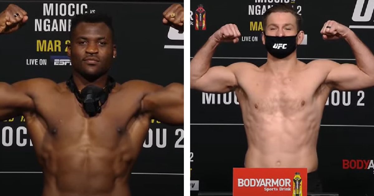 Završeno vaganje, evo koliko je Ngannou teži od Miočića
