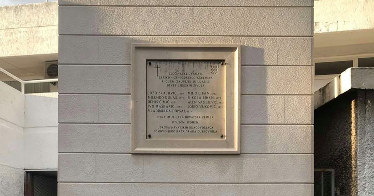 Godišnjica pogibije devet ljudi ispred skloništa u Dubrovniku