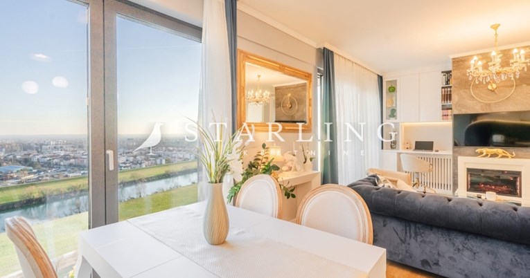 Kompletno renoviran stan u Zagrebu, na 24. katu, prodaje se za 285.000 €