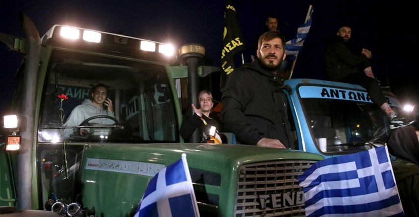 Prosvjed tisuća grčkih poljoprivrednika. Došli traktorima do parlamenta u Ateni