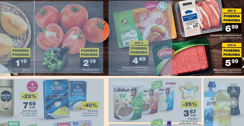 Slovenski trgovci traže smanjenje PDV-a na hranu, tvrde da nemaju astronomske marže