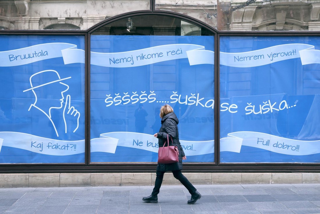FOTO "Šššš... Šuška se, šuška": Kakvi su to plakati na nekadašnjoj Nami u Ilici?
