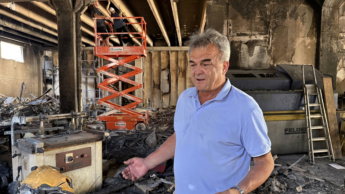 Omiški požar progutao im posao vrijedan milijune. "Strojeve mogu kupiti, radnika ne"