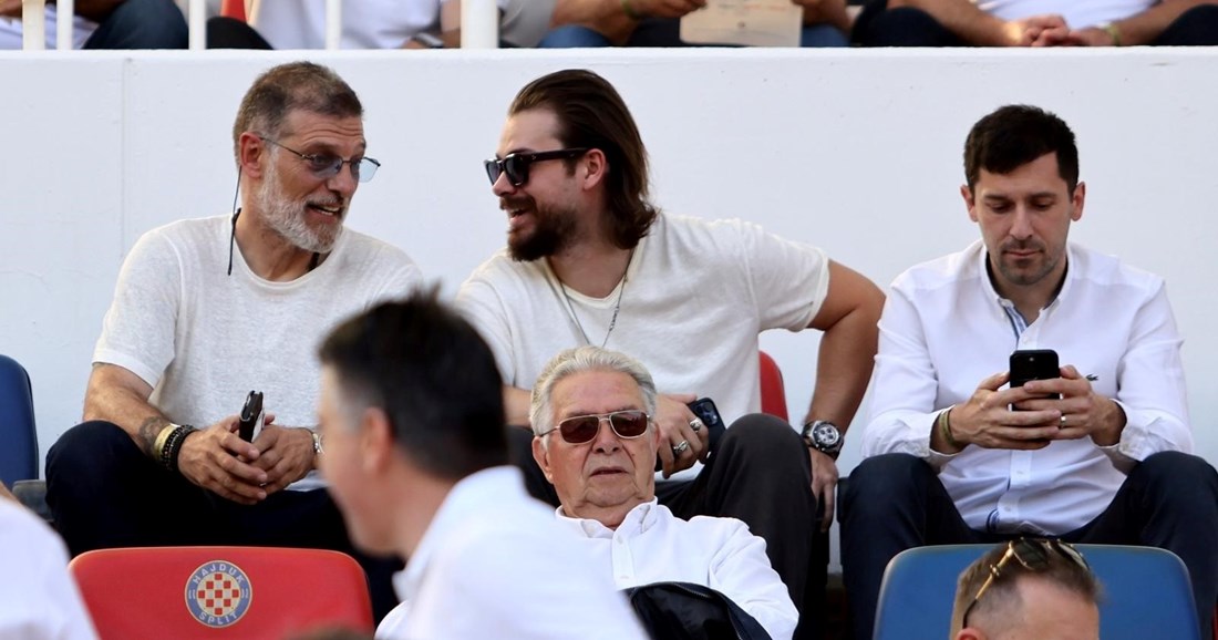 Slaven Bilić utakmicu na Poljudu pratio sa sinom Leom