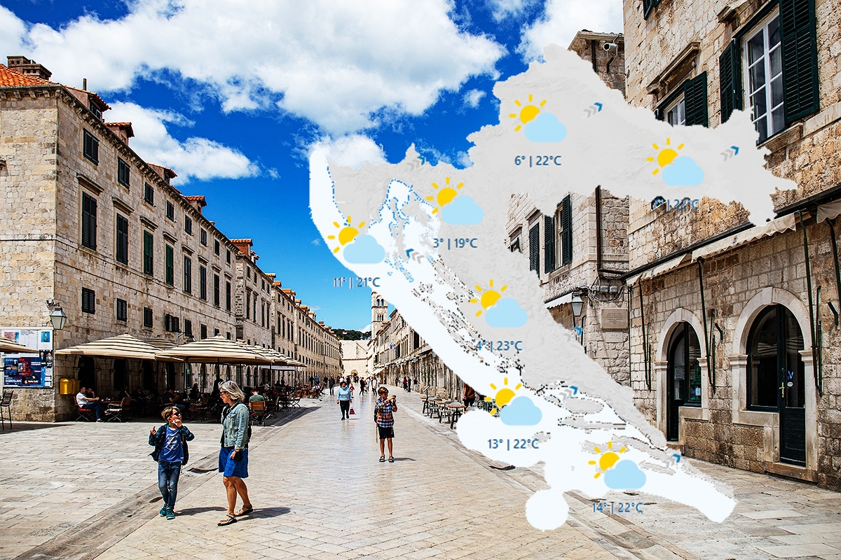 Danas i za vikend uživajte u vremenu, od ponedjeljka opet - kiša
