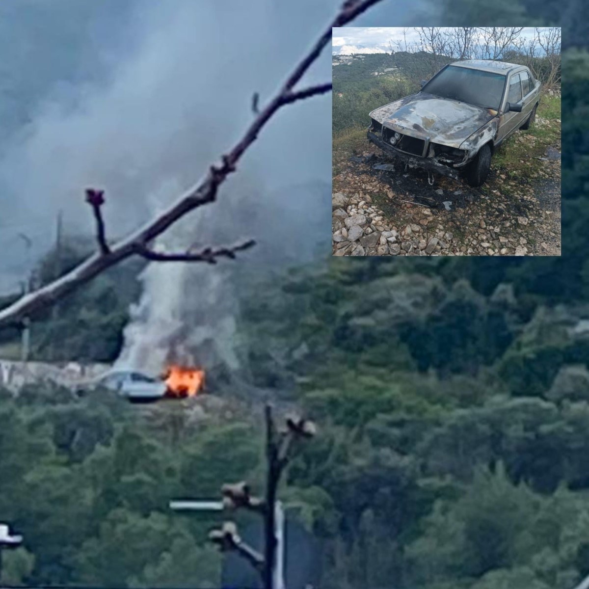 U Selcima izgorio automobil