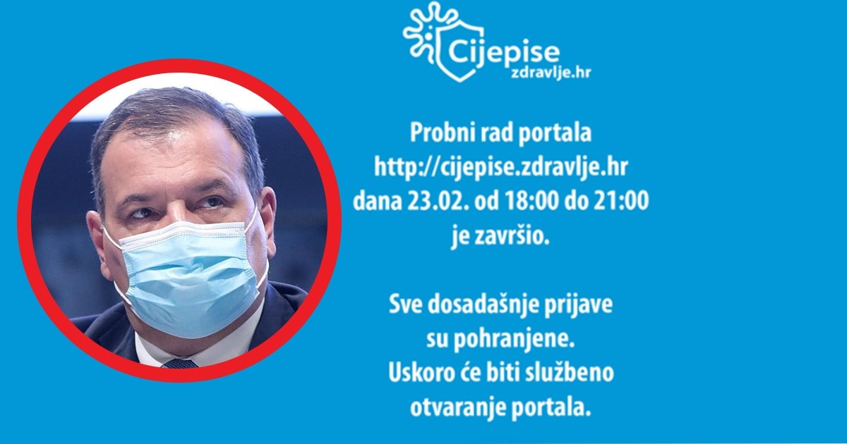 Ljudi se sprdaju s portalom za cijepljenje, pitali smo Beroša zašto je već ugašen