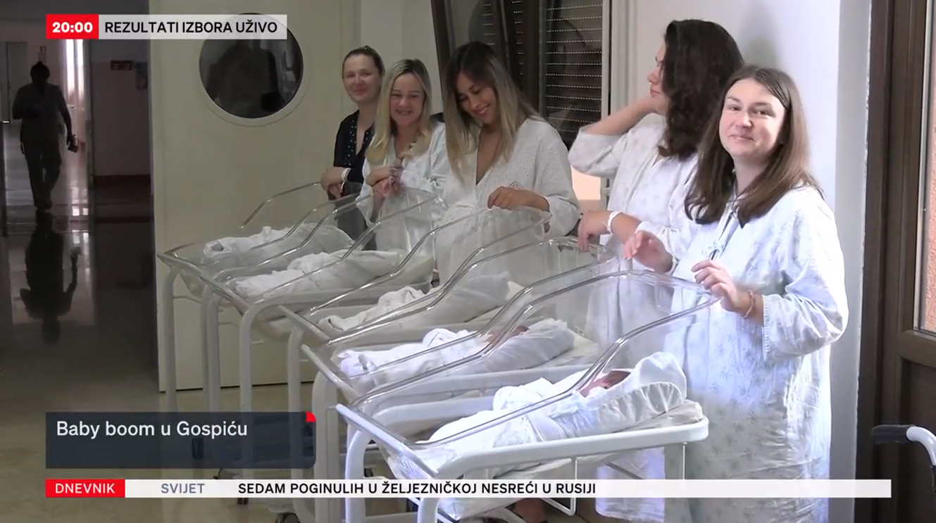 Baby boom u Gospiću: Rođeno šest beba u dva dana