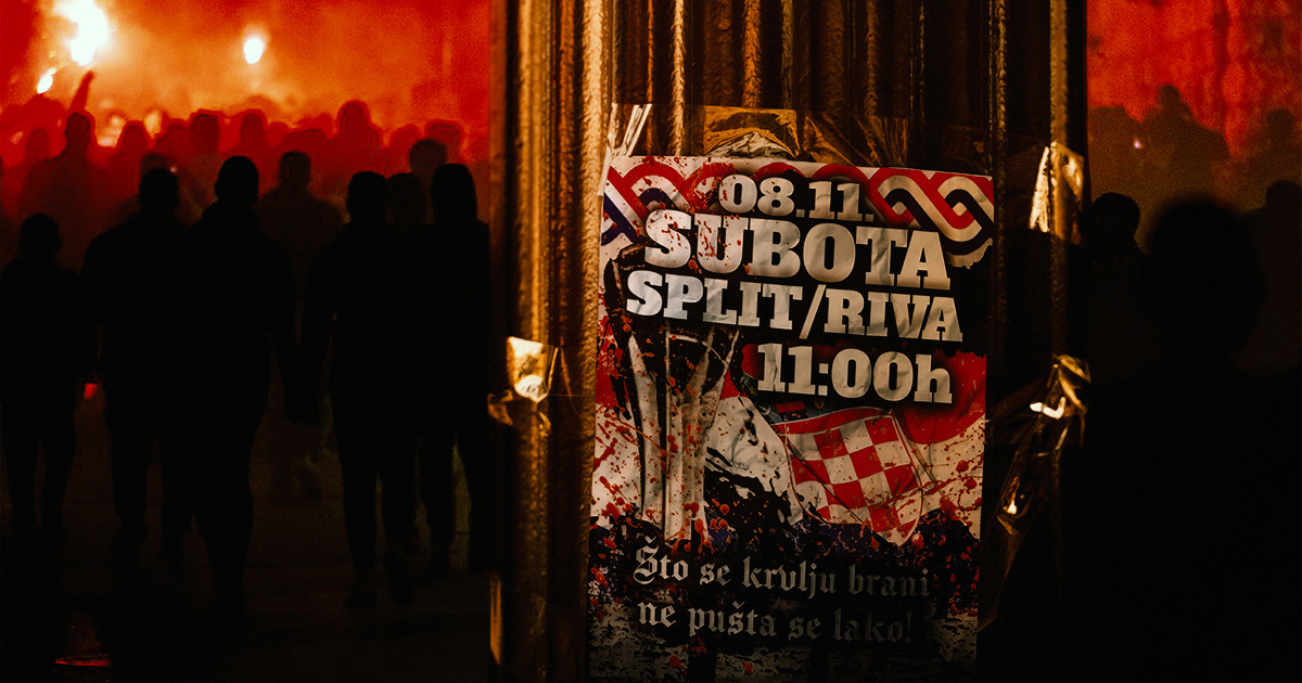 Torcida najavila prosvjed, podržali ih splitski veterani. Policija još šuti