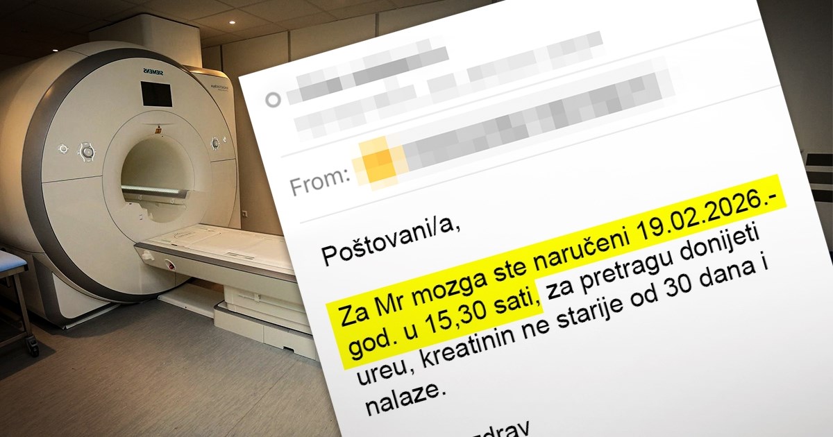 Zagrepčanka dobila termin za snimanje mozga tek 2026.