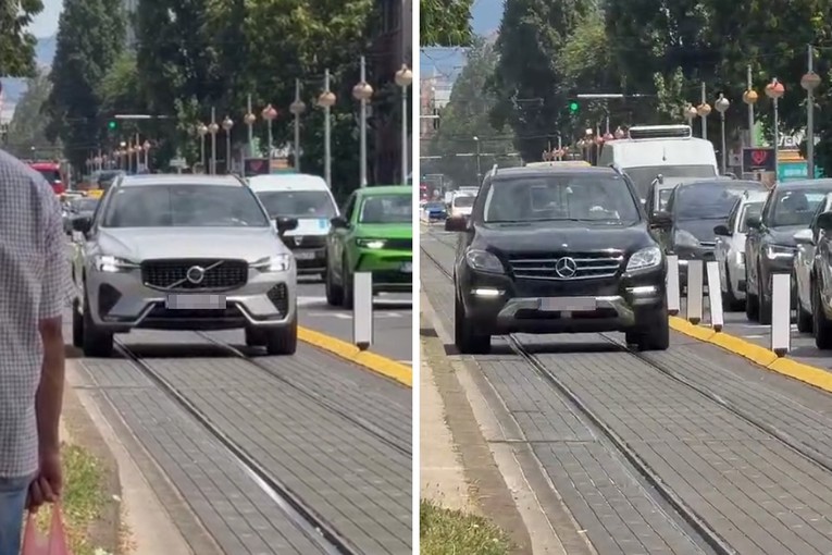VIDEO Barijere ih nisu zaustavile, vozači u Savskoj i dalje voze po žutoj traci