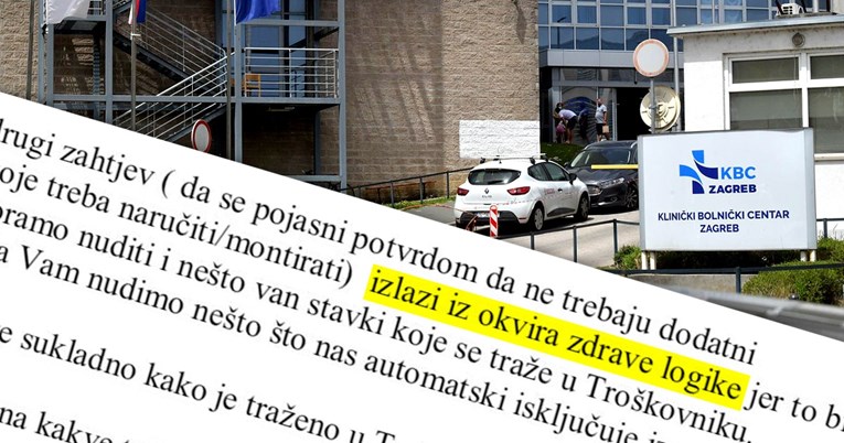 Novi detalji afere iz KBC-a Zagreb. Vlasnik tvrtke: "To je van zdrave logike"