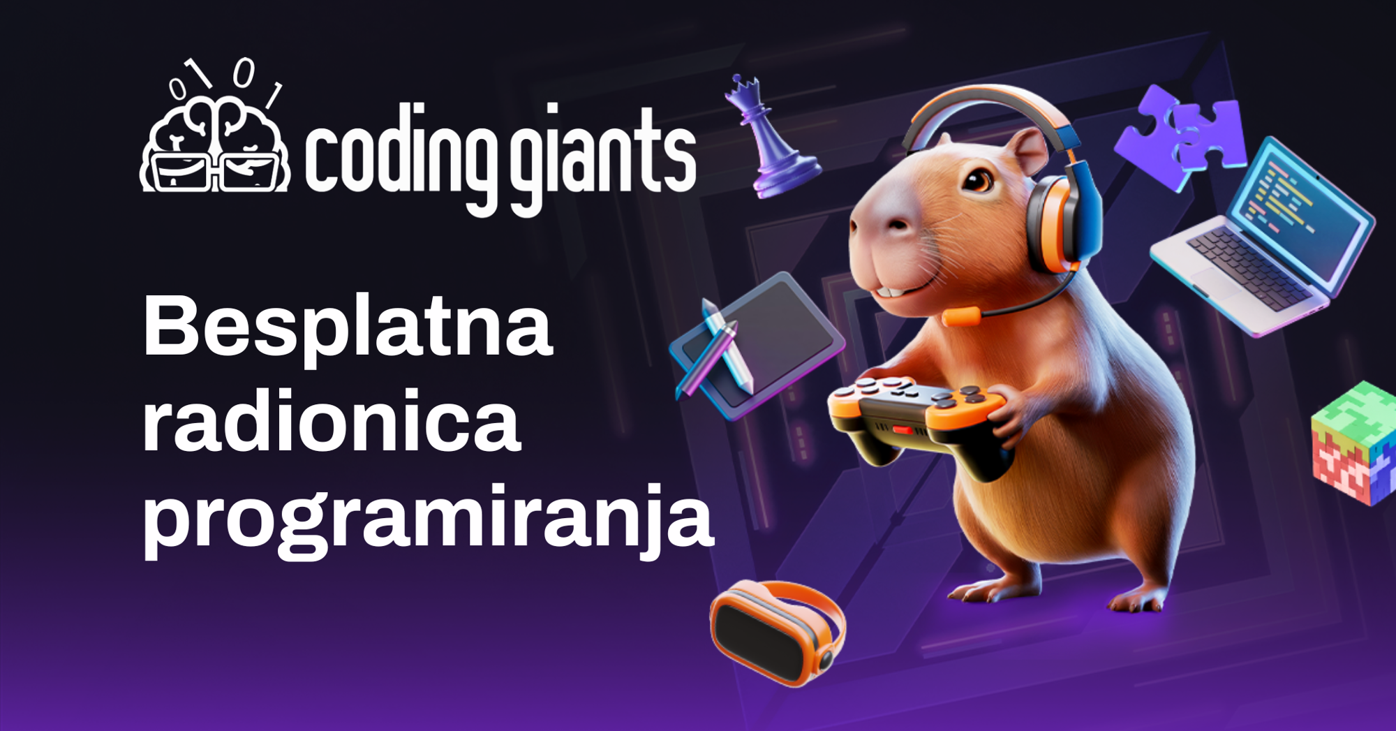 Ovaj vikend besplatne radionice programiranja za djecu i mlade od 7 do 19 godina