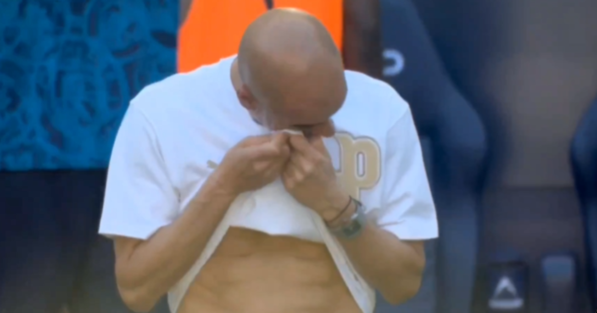 VIDEO Pep se rasplakao usred utakmice