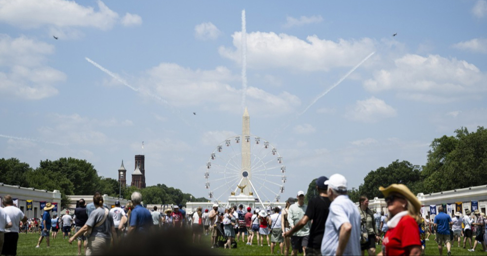 FOTO Zbog toplinskog vala otkazan Trumpov veliki državni sajam