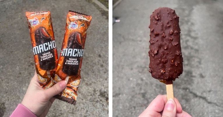 Pronašli smo novi Macho sladoled od tamne čokolade i naranče. Košta 1.86 eura
