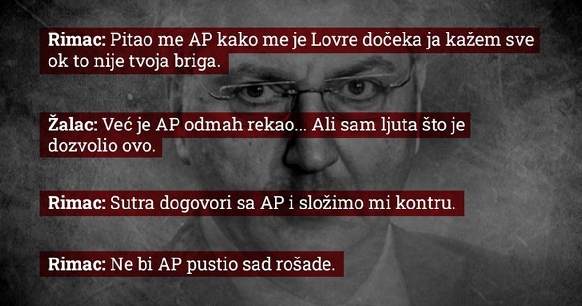 Visoki kazneni sud donio važnu odluku o porukama Žalac i Rimac u kojima spominju AP