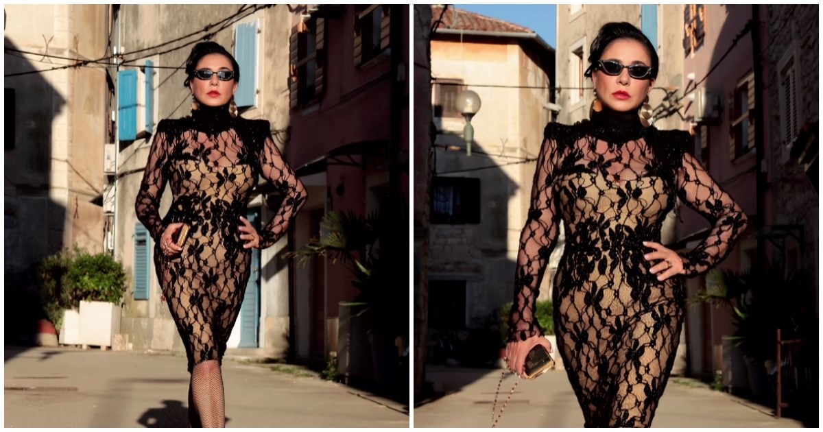 Alka Vuica pozirala u čipkastoj haljini, ljudi pišu: "Monica Bellucci, sakrij se"