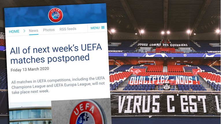 UEFA odgodila sva natjecanja sljedećeg tjedna, neće igrati ni Dinamovi juniori