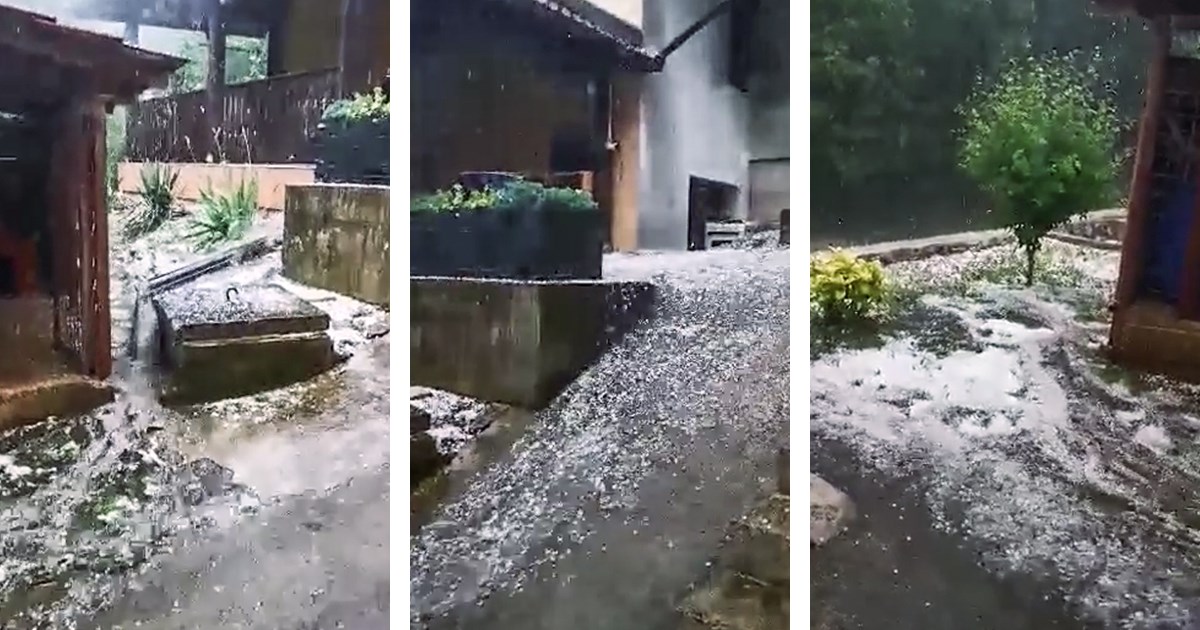 U Karlovačkoj županiji padala tuča veličine oraha, pogledajte snimke