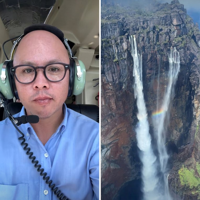 Snimio najviši slap na svijetu iz helikoptera i postao hit: "Rijetki dobiju priliku"