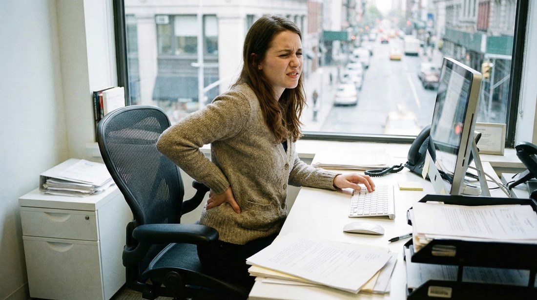 Svakodnevna navika povezana je s boli u leđima i koljenu, vjerojatno je i vi radite