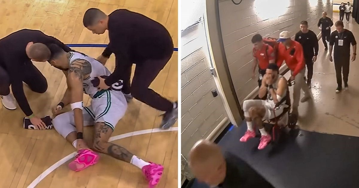 VIDEO Tatum se samo srušio. U svlačionicu je odveden u invalidskim kolicima