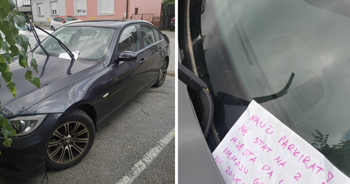 Poruka na BMW-u u Zagrebu izazvala raspravu na Fejsu: "Uništiti brisače je ok?"