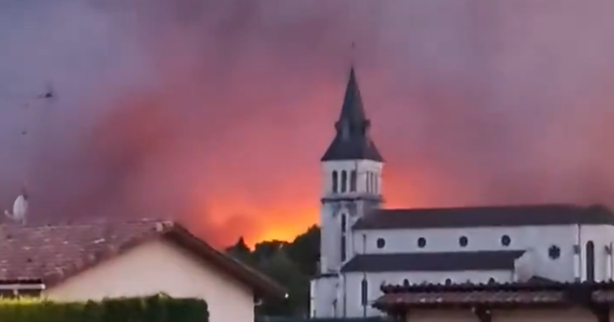 VIDEO Veliki požar u Francuskoj, izgorjelo 1600 hektara. Evakuirano 650 ljudi