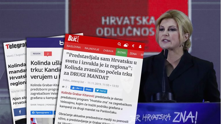 Regionalni mediji o Kolindi: "Izvukla sam Hrvatsku iz regiona"