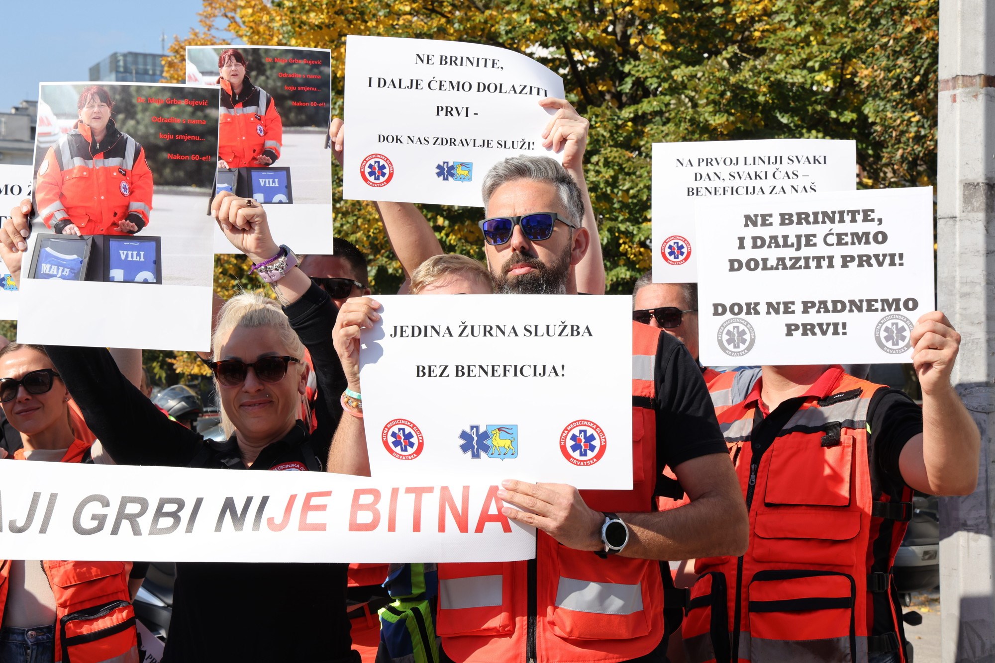 "Sram me što ovo moramo tražiti": Hitnjaci traže bolji status i uvjete rada