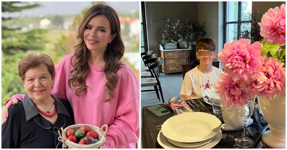 Severina je Uskrs provela s majkom Anom i sinom Aleksandrom, objavila je fotke