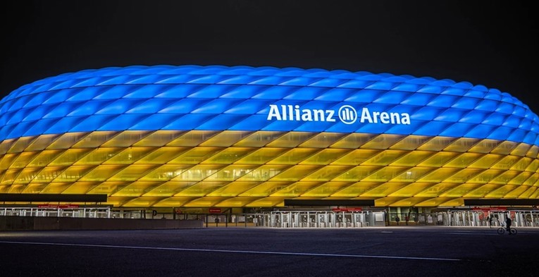 Ovako je sinoć izgledala Allianz Arena