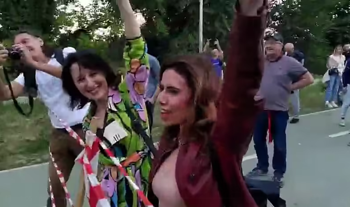 VIDEO Orešković i Peović došle pred Keleminca. "Otužna slika Plenkovićevog režima"