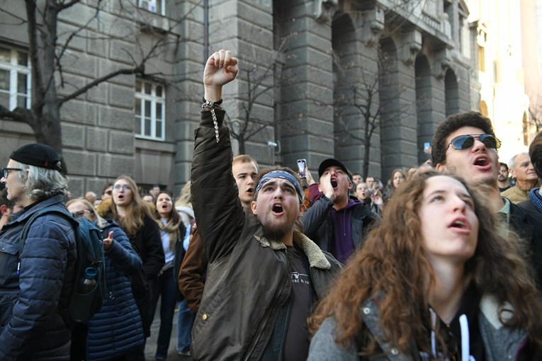 Studenti satima blokirali centar Beograda. Brnabić: Hvala ruskoj tajnoj službi
