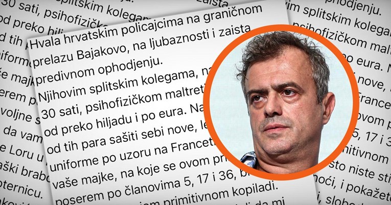 Sergej Trifunović obrisao objavu o splitskim policajcima i Francetićevim uniformama