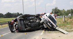 VIDEO Kod Zaprešića se sudarili auto i ophodno vozilo, troje ozlijeđenih